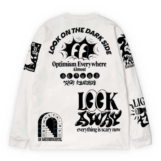 The Dudes Unisex μακρυμάνικη μπλούζα Dark Side Longsleeve T-Shirt